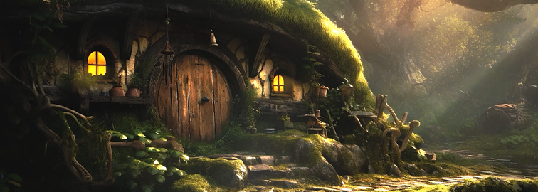 Stormy Nightfall in Hobbiton - Sleep Like a Hobbit