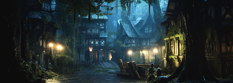 Fantasy Medieval Village Ambience